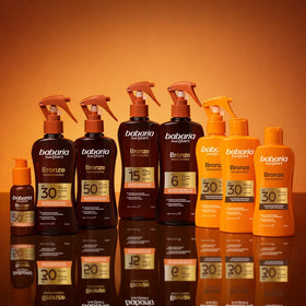 Babaria bottle size comparison in hand showing 300 ml travel and value benefit