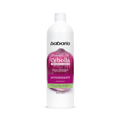 Babaria front label view showing 20 oz bottle and key benefits