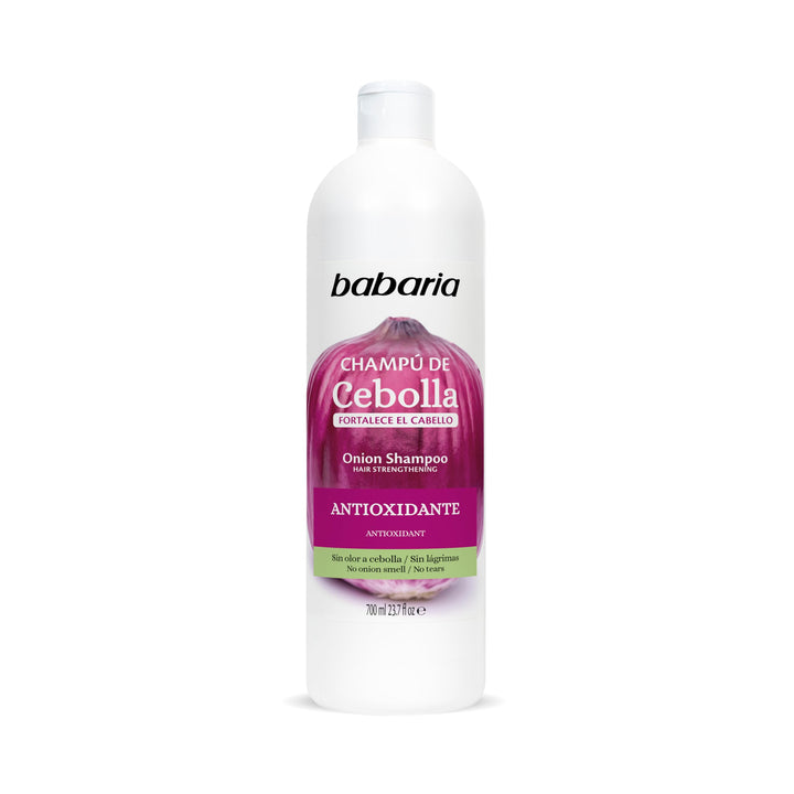 Babaria front label view showing 20 oz bottle and key benefits