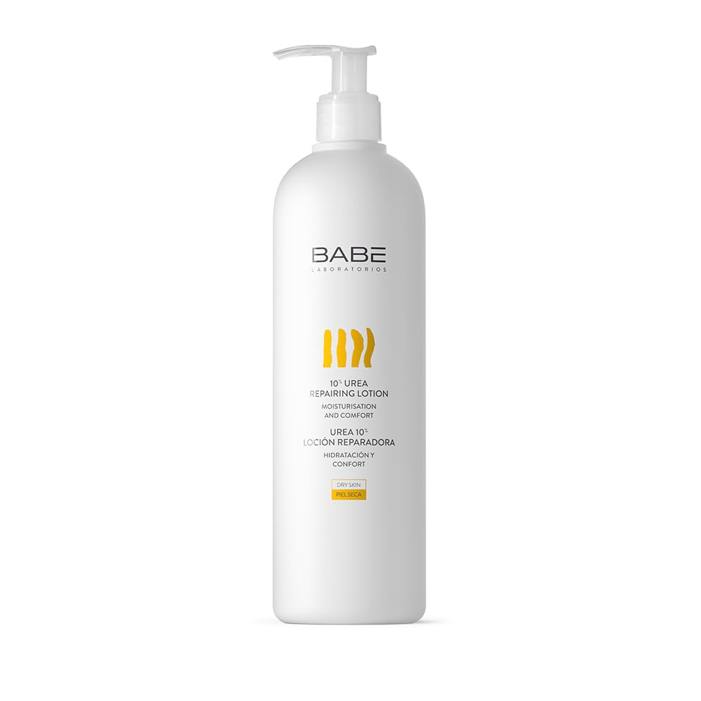 LABORATORIOS BABE 500ml bottle front view showing label and size, highlights easy dispensing benefit
