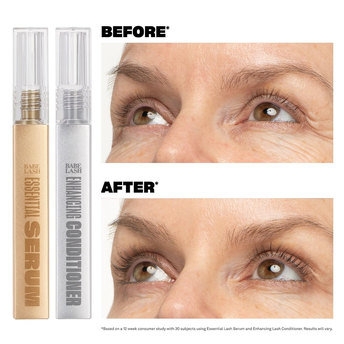 BABE ORIGINAL applicator brush detail showing precise, easy application