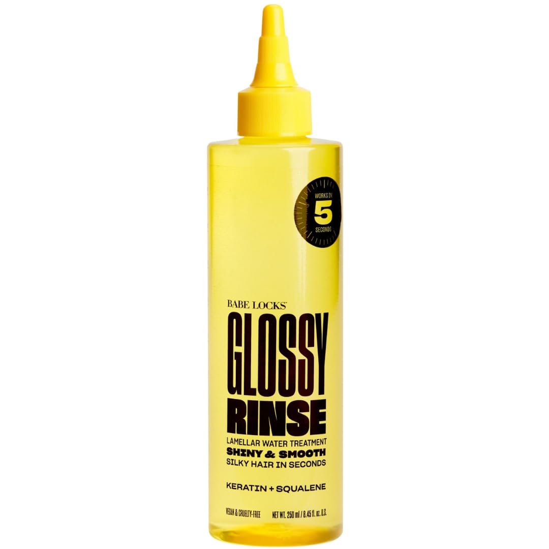 BABE ORIGINAL bottle front view showing glossy rinse for instant shine