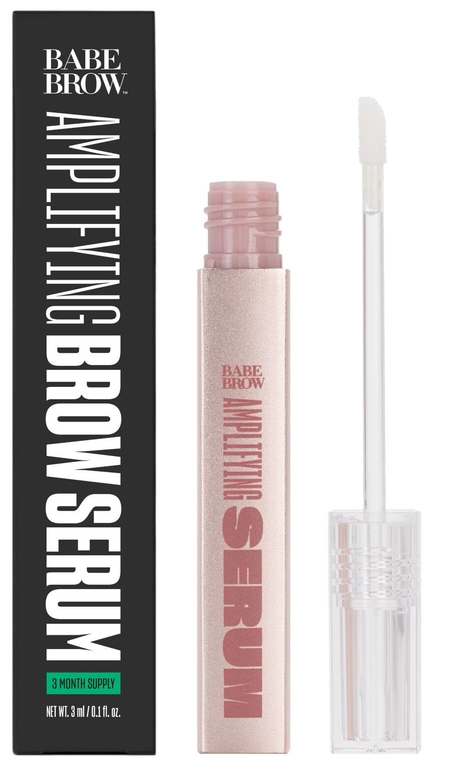 BABE ORIGINAL front packaging showing 3mL serum, clear branding and benefit