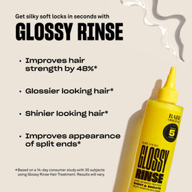 BABE ORIGINAL applied in shower on wet hair showing quick five-second use for speed