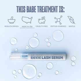 BABE ORIGINAL ingredients label detail showing botanicals and peptides for informed shoppers