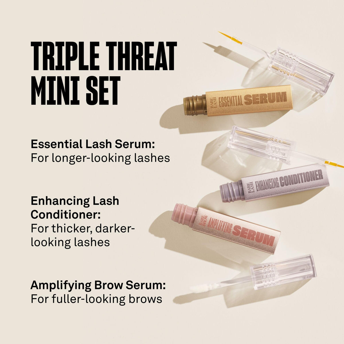 Babe Original lash serum applicator closeup, precise delivery for lashes