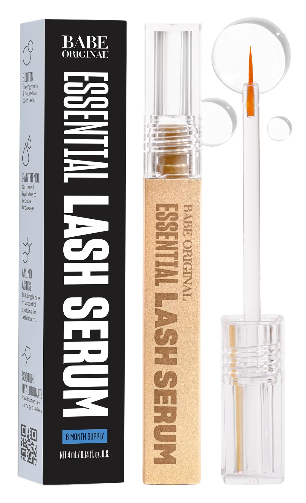 Babe Original front packaging showing 4mL bottle and box for easy identification