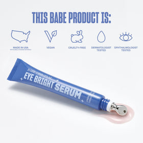 BABE ORIGINAL on bathroom counter in morning routine setting for refreshed look