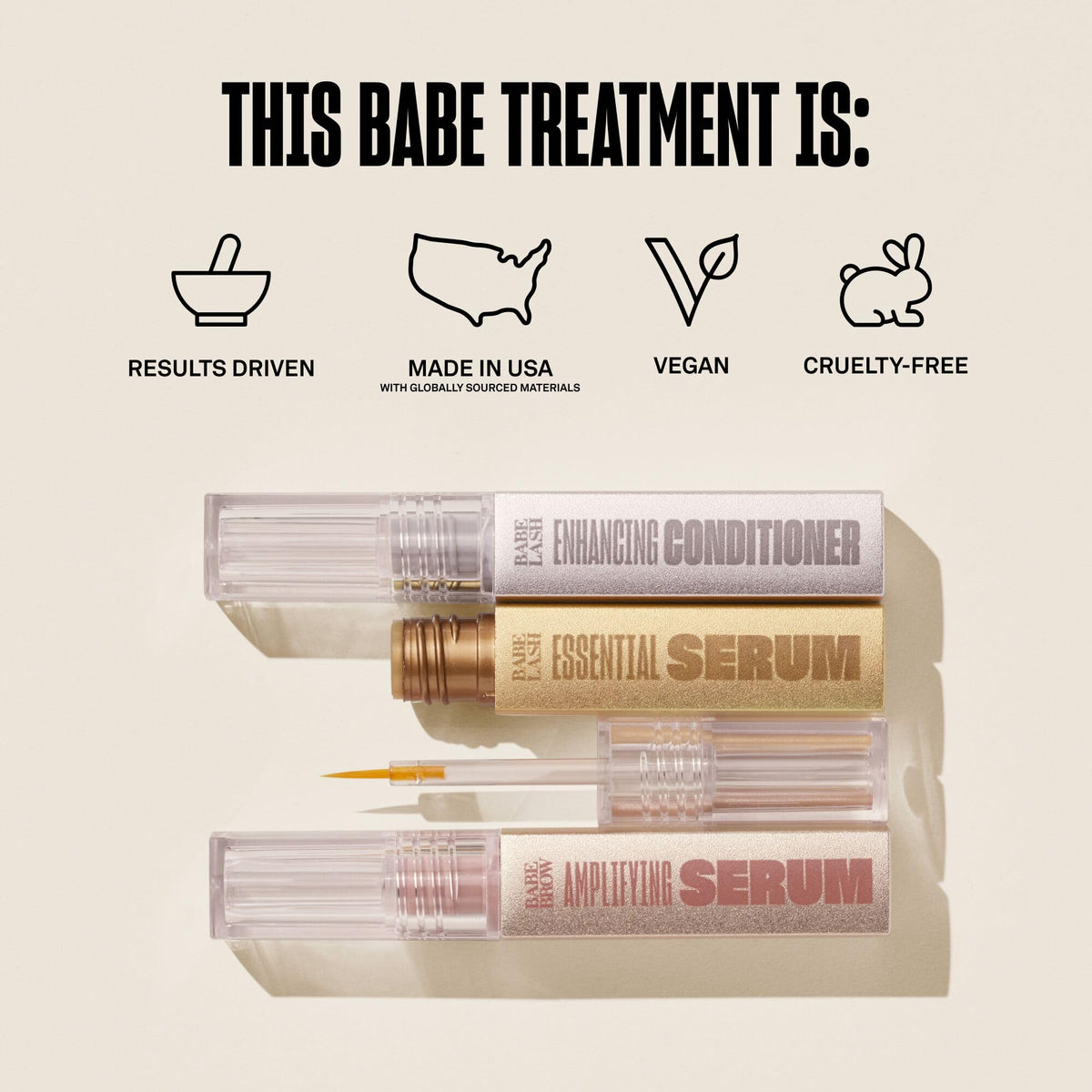 Babe Original set inside travel pouch, convenient for trips and gifting
