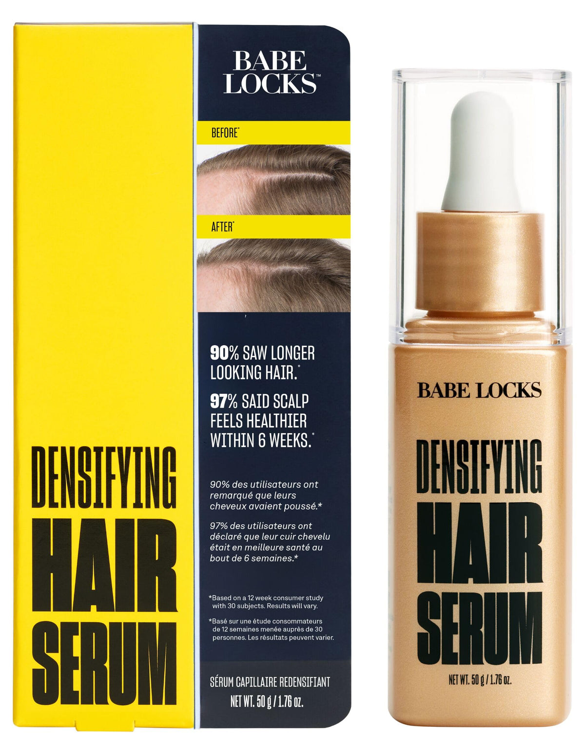 Babe Original front packaging showing product and benefits