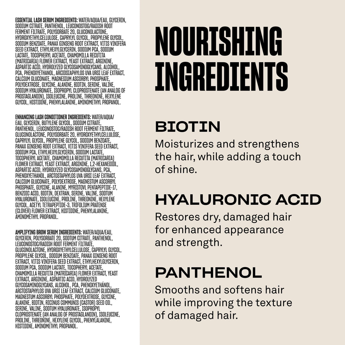 Babe Original tube label and ingredients panel, clear product information
