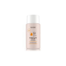 Babe product front packaging showing SPF 50 and tinted finish benefits