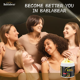 Bablabear used on curly hair after treatment to enhance shine and reduce frizz