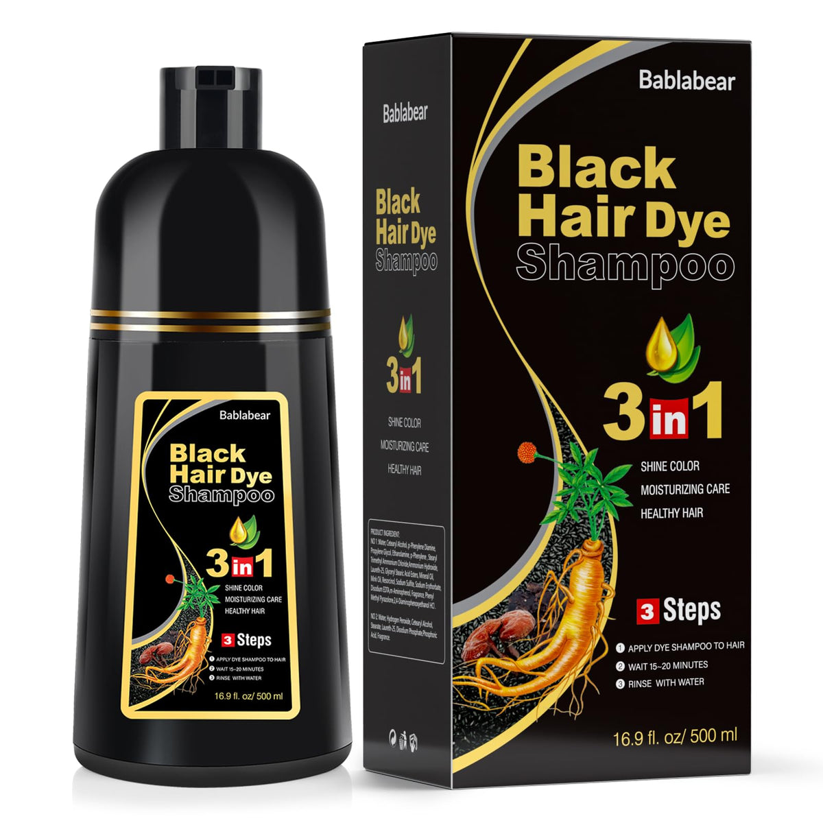 Bablabear front bottle showing packaging and size benefit quick identification