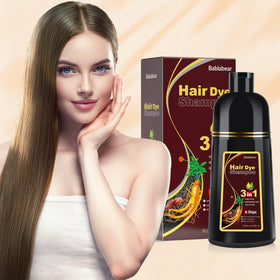 Bablabear application on dry hair demonstrating simple at-home use and timing