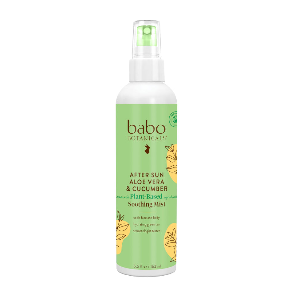 Babo Botanicals front packaging showing soothing mist and brand