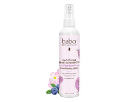Babo Botanicals front packaging showing berry primrose label and gentle formula benefit