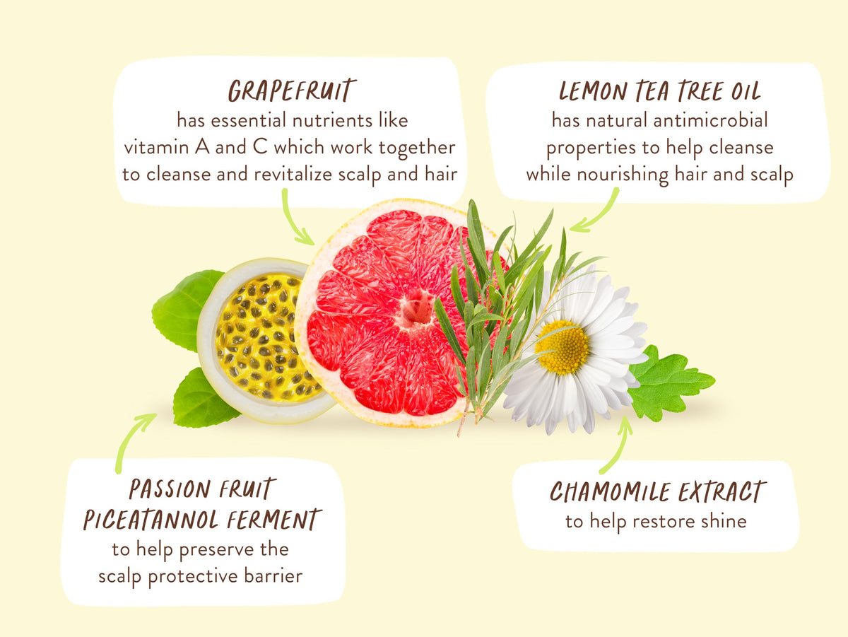 Babo Botanicals shampoo lather in shower showing in-use refresh and scalp cleansing benefit