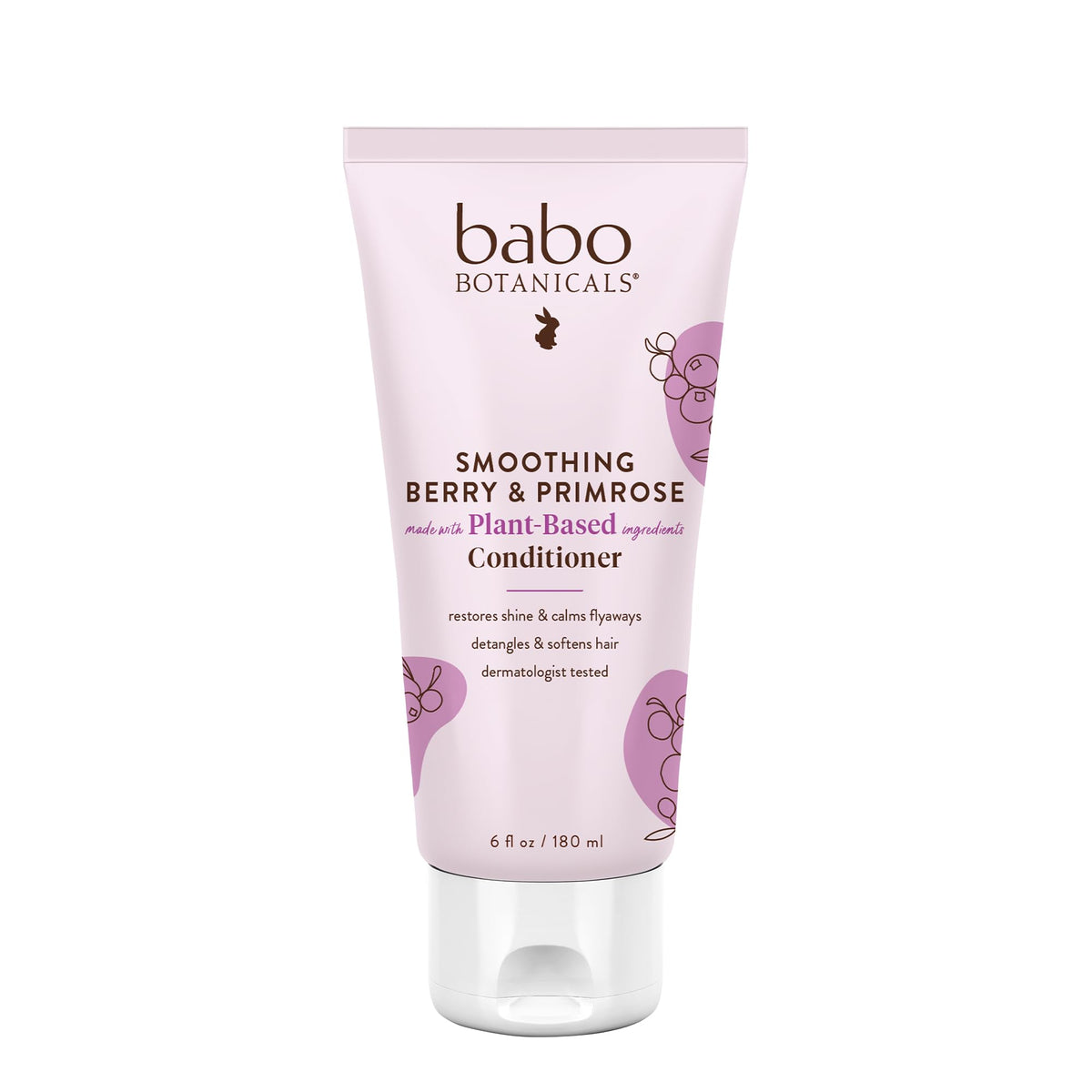 Babo Botanicals front bottle image showing gentle vegan conditioner benefits