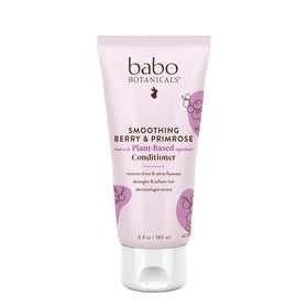 Babo Botanicals front bottle image showing gentle vegan conditioner benefits