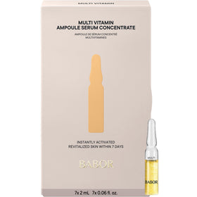 BABOR ampoule front packaging showing product and benefits