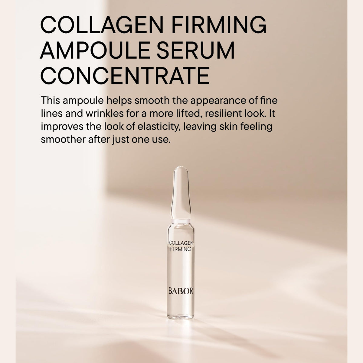 BABOR ampoule open pouring serum to deliver precise single-dose benefit