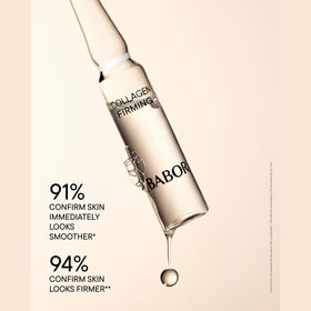 BABOR serum texture close-up showing lightweight absorbent formula