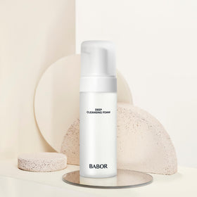 BABOR placed in bathroom setting suggesting daily routine and spa-like refreshment
