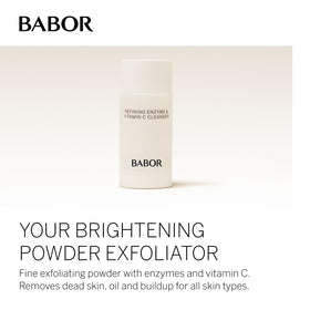 BABOR creamy foam in hands illustrating gentle exfoliation and smooth skin result