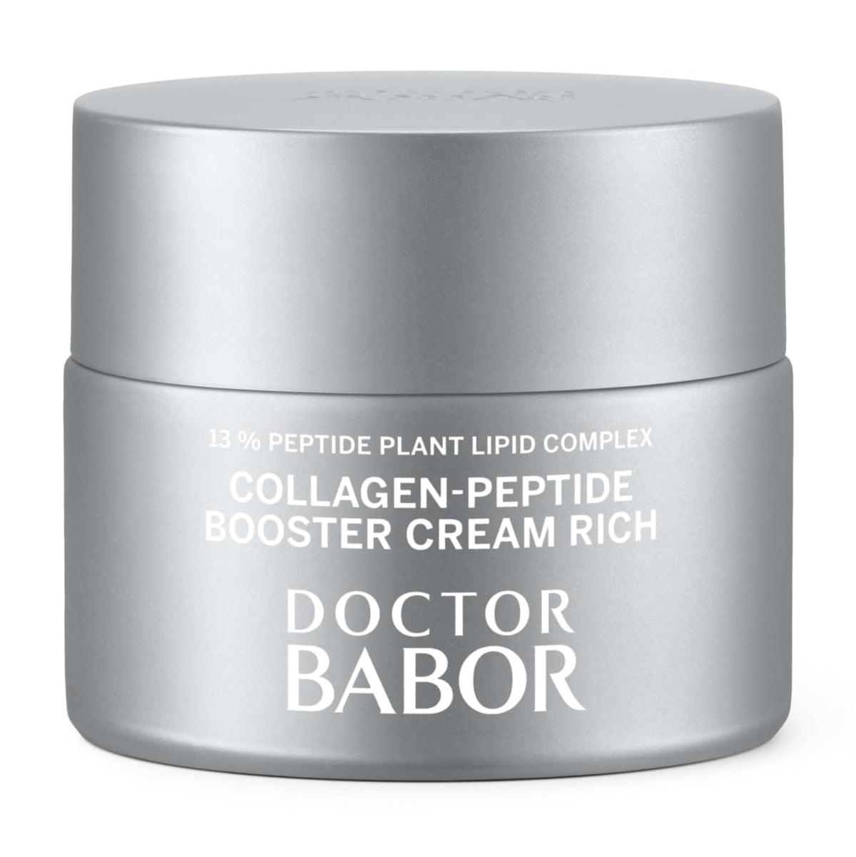 BABOR collagen face cream rich front jar showing packaging and rich hydration benefits