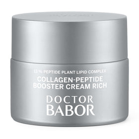 BABOR collagen face cream rich front jar showing packaging and rich hydration benefits