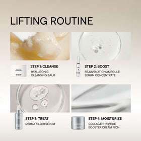 BABOR packaging label detail showing ingredients and premium clinical aesthetic benefits