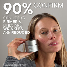 BABOR close-up of cream surface highlighting peptide-rich sheen and plumping effect