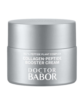 BABOR jar front packaging shows premium cream and clear branding benefit firming