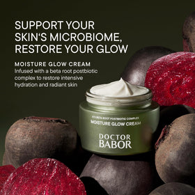 BABOR cream texture dollop demonstrating lightweight, fast absorption benefit