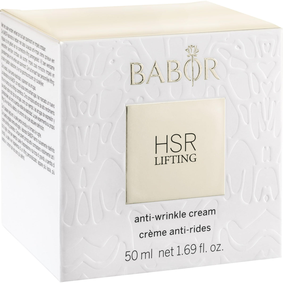 BABOR before and after texture comparison showing smoother, more radiant-looking skin