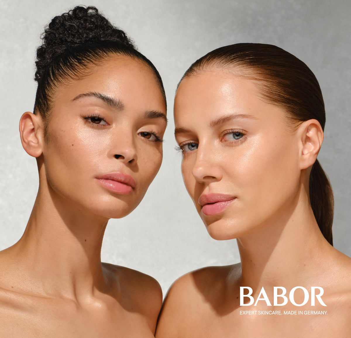 BABOR cream next to ruler showing 1.7 oz size for accurate scale comparison