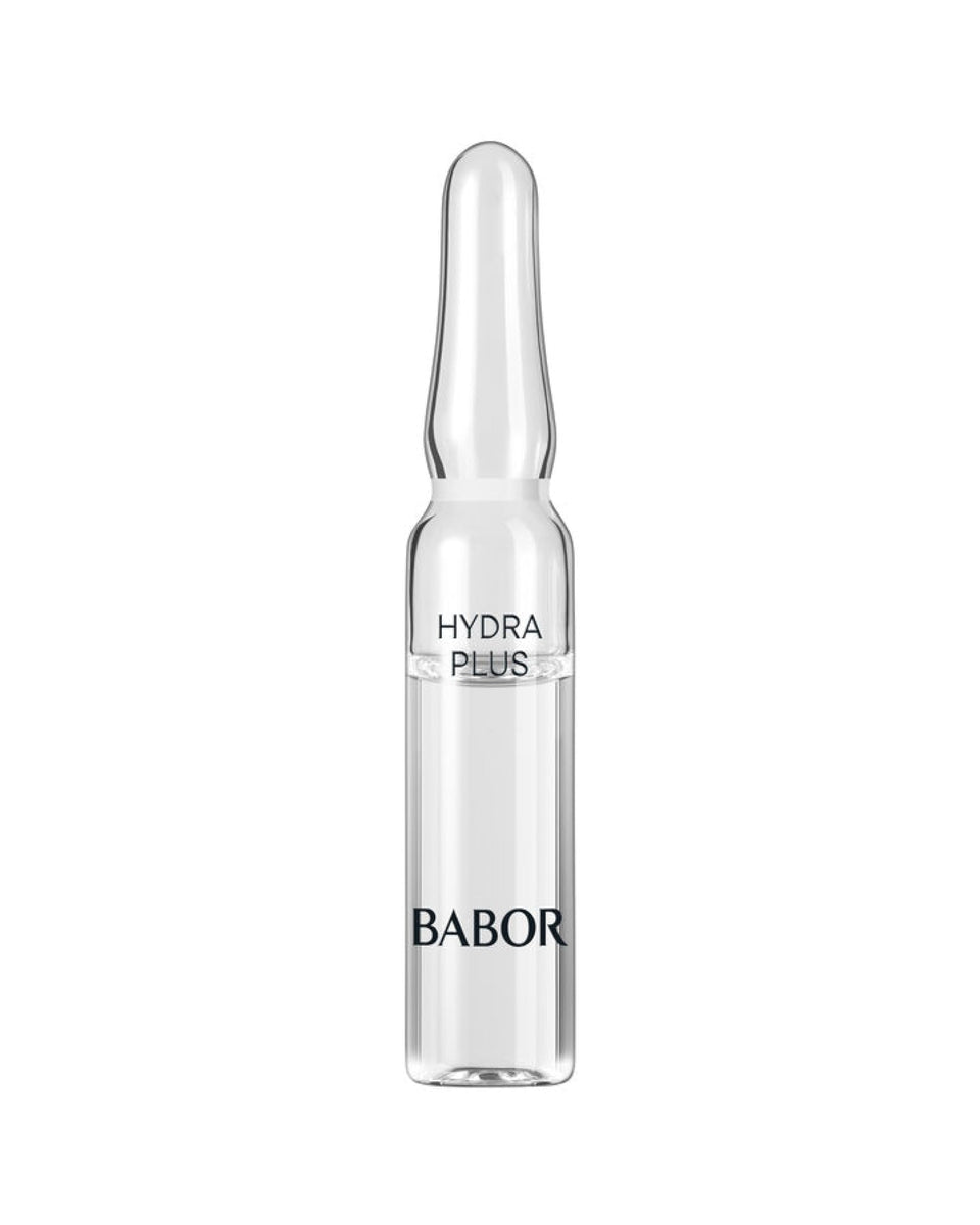 BABOR front packaging showing ampoule box and benefit of intense hydration
