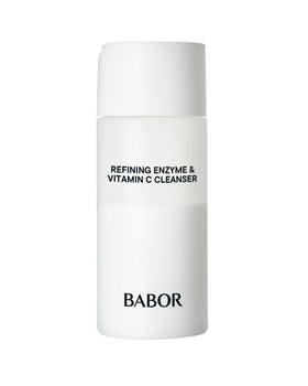 BABOR front packaging showing powder cleanser and benefits
