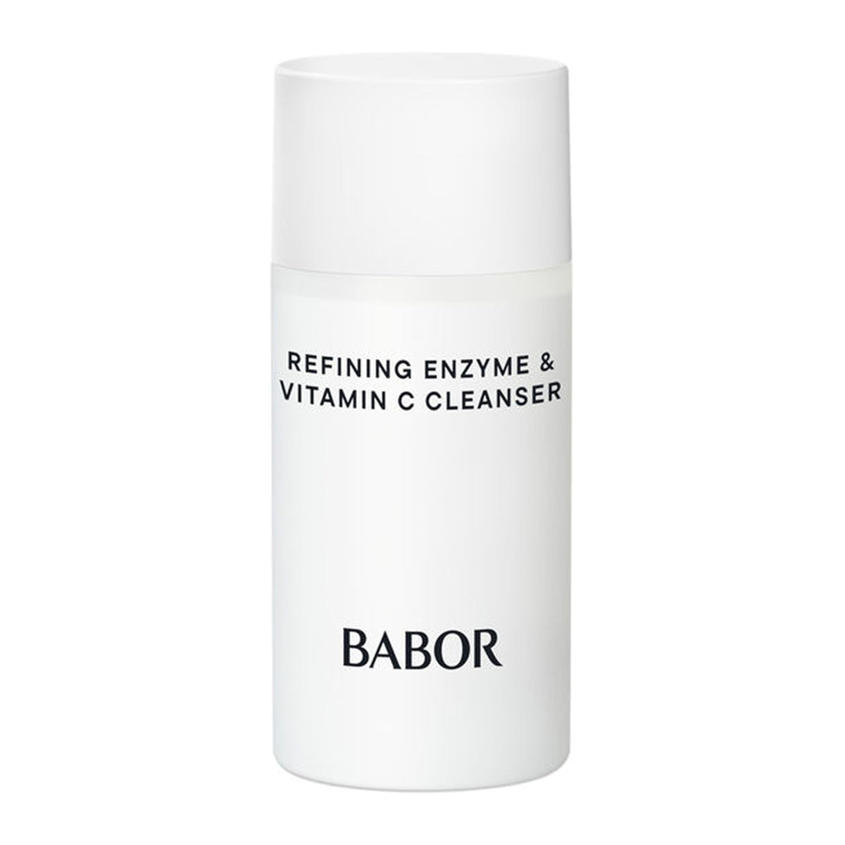 BABOR front packaging showing travel-size cleanser and clear product identity for convenience