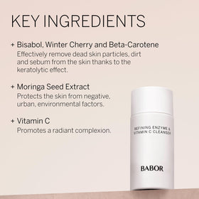 BABOR travel 0.5 oz placed next to passport showing portable size and travel-friendly benefit
