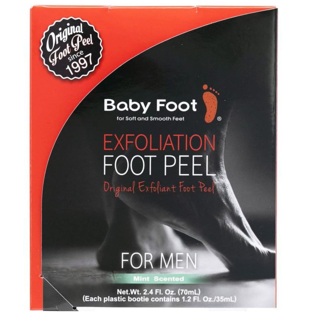 Baby Foot peeling results after 7 days revealing softer skin