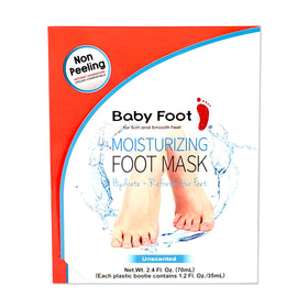 Baby Foot lotion sachet close-up highlighting hydrating formula