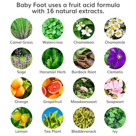 Baby Foot gel close-up texture highlighting natural extract formulation