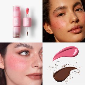 Baby Go Dewy freckle tip closeup for precise faux-freckle placement benefit