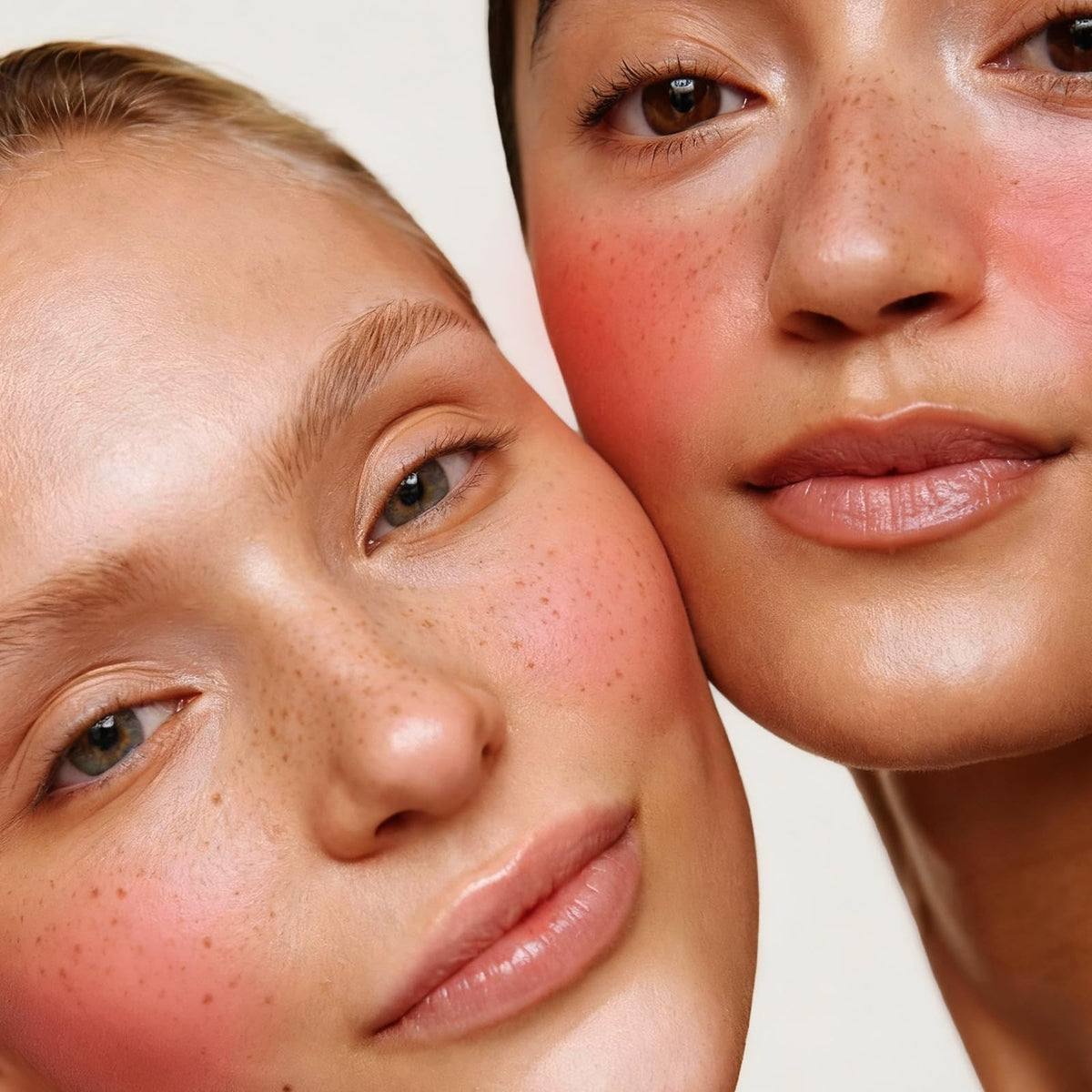 Baby Go Dewy on model soft-girl look for natural rosy, youthful effect