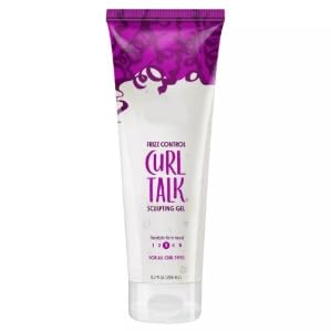 BabyFaceDiary front packaging of Curl~Talk gel showing product benefits and size