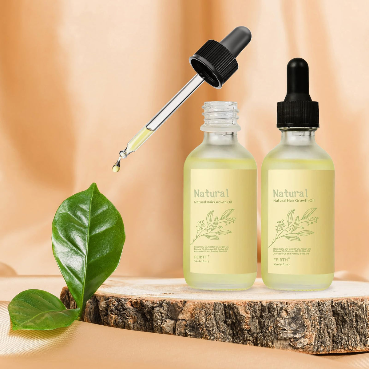 BabyFaceDiary bottle on bathroom vanity suggesting daily styling routine