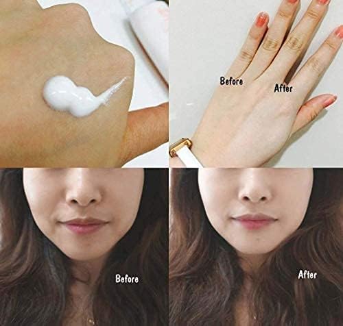 BabyFaceDiary Nella application on arm showing even spread and instant softening effect