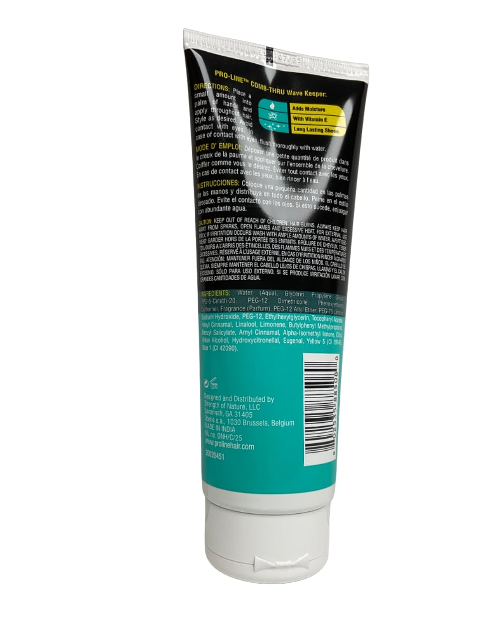 BabyFaceDiary open jar close-up revealing smooth gel texture for easy comb-through